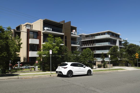 Low-rise apartment blocks in targeted suburbs such as Gordon will be difficult for developers to acquire.