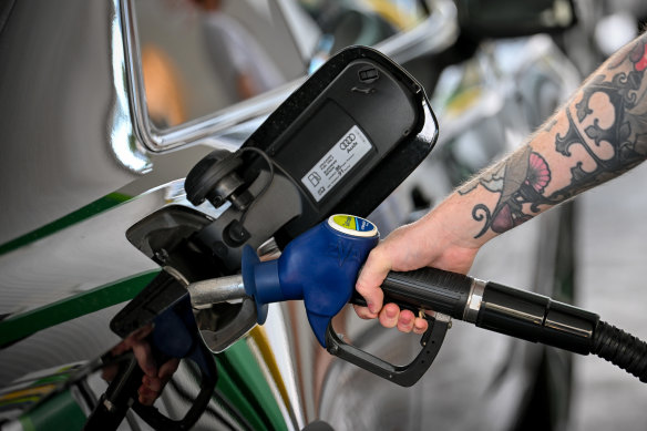 The price of petrol has soared in Australia.