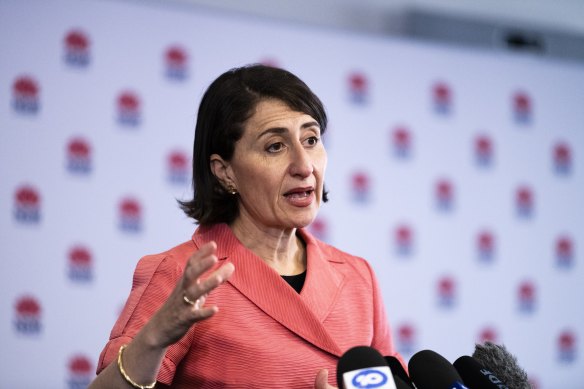 NSW Premier Gladys Berejiklian banned Sydneysiders from watching the fireworks up close on New Year's Eve.