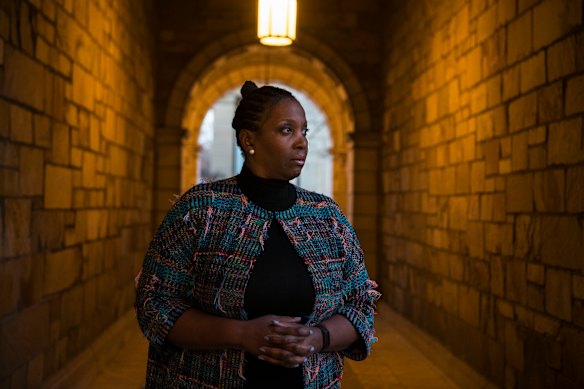 Powell said he had decided to stay on as a governor because of the legal attacks on him and another Fed governor, Lisa Cook.