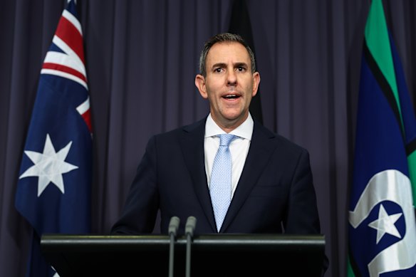 Treasurer Jim Chalmers said algorithms were feeding “rubbish” to kids online.
