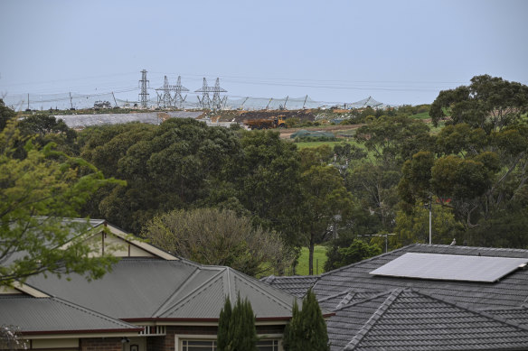 Veolia’s Hallam Road landfill is situated close to homes. The company is alleged to have failed to safely manage methane gas emissions.