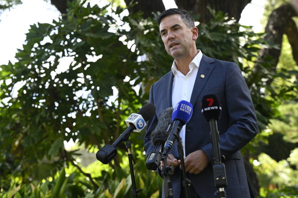 Opposition Leader Brad Battin.