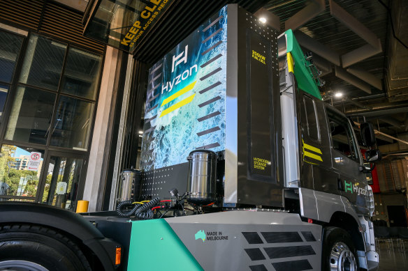 US-based Hyzon Motors has developed a zero-emissions hydrogen fuel cell-powered prime mover that has been designed and built at its assembly plant in Melbourne