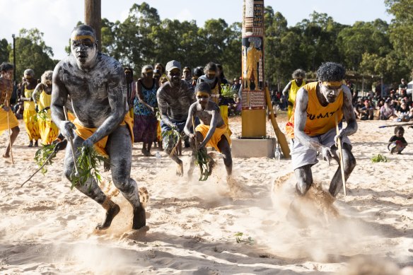 The opening ceremony of Garma.