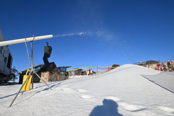 Snow guns are pumping out powder as the season kick into gear.