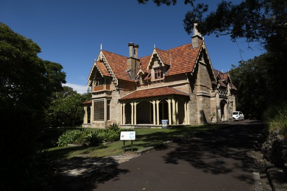 Greycliffe House in Nielsen Park is one of several heritage buildings proposed as holiday rentals under plans to redevelop the Sydney Harbour National Park.