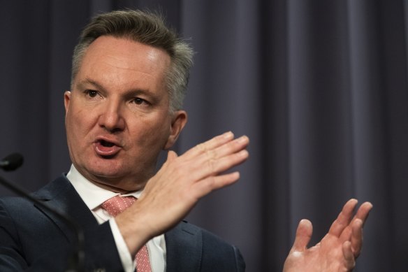 Federal Energy Minister Chris Bowen.