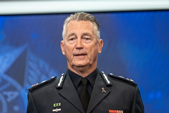 Victoria Police Chief Commissioner Mike Bush.