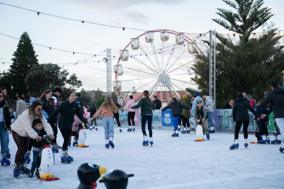 The Bondi Festival incudes ice-skating and a large ferris wheel to the beachside suburb.