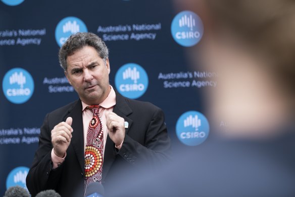 Outgoing CSIRO CEO Larry Marshall.