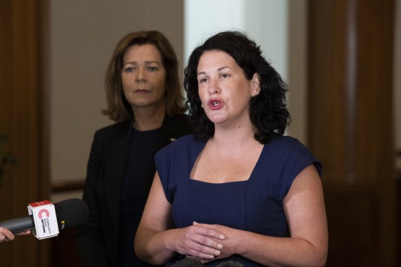 CPSU National Secretarty Melissa Donnelly in 2021. 