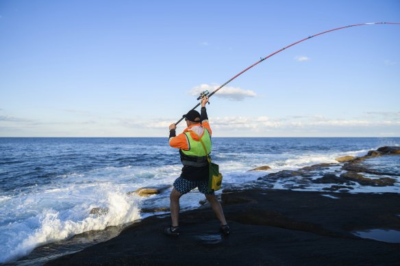 Rock fisherman Alex Bellissimo has been rockfishing, and teaching it for decades. He has seen or been involved in the rescue of 13 people. 