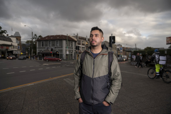 Diego Franco, a Deliveroo rider, says he has found it very difficult surviving without the platform during a pandemic.