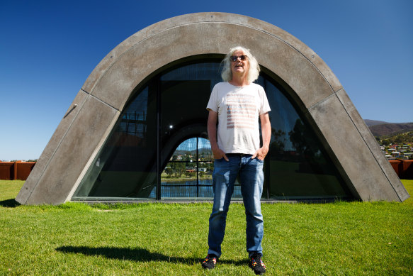 David Walsh, owner of Mona in Hobart, Tasmania.