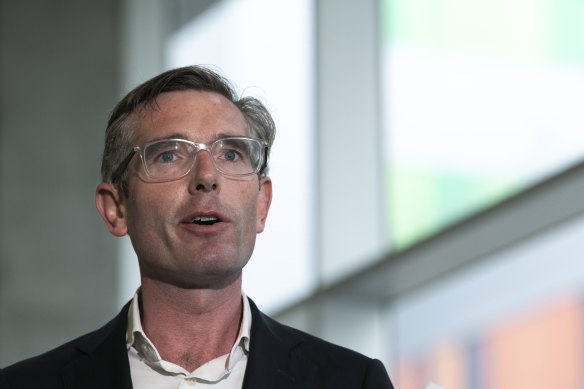 NSW Premier Dominic Perrottet announced new restrictions on Friday.