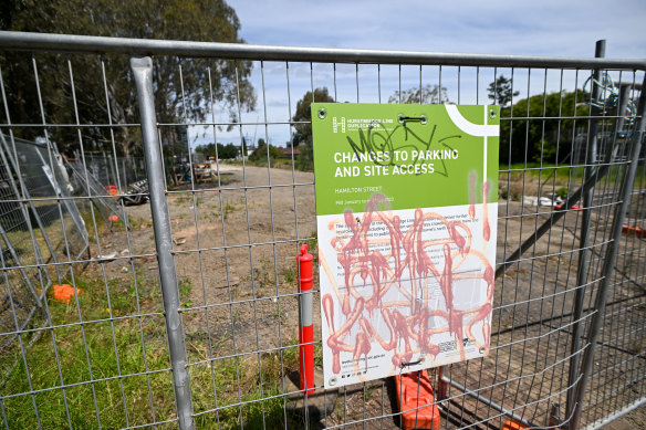 Locals say inaction by the government has left the site in disarray.