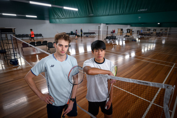 Jacob Schueler and Nathan Tang, badminton players who likely would have competed at the 2026 Commonwealth Games.