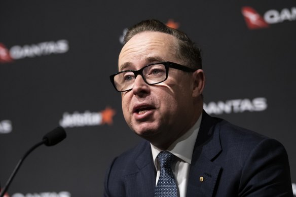 Qantas chief executive Alan Joyce.