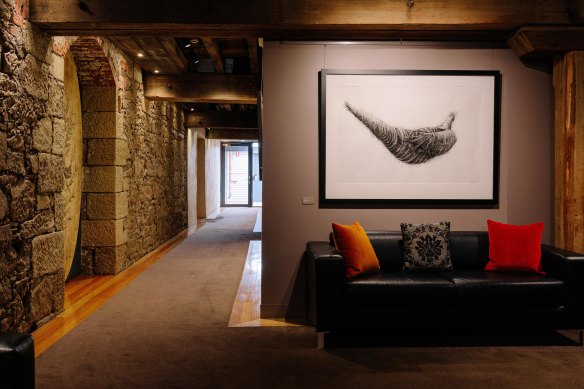 Art takes centre stage at the Henry Jones Art Hotel.