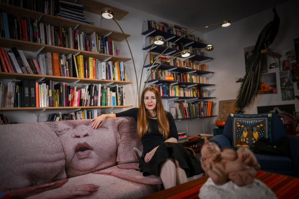 Patricia Piccinini in her Collingwood studio. 