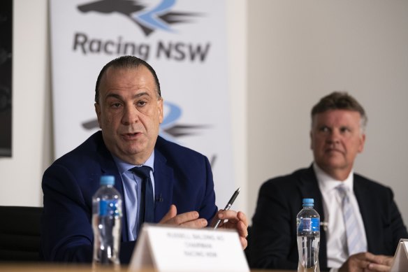 Racing NSW boss Peter V’Landys met Coalition MPs in the final hours before the controversial bill was debated.