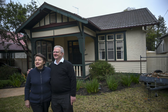 Roslyn and Chris Carolane have lived in this Ivanhoe house since 1976. It’s not for sale.