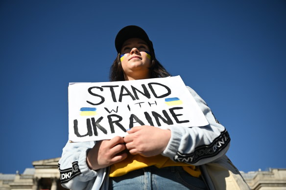 The democratic world has been galvanised in support of Ukraine.