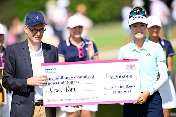 Payday for Grace Kim.