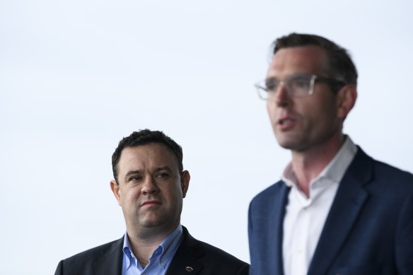 Treasurer Dominic Perrottet and Tourism Minister Stuart Ayres have shown support for trialling home quarantine. 