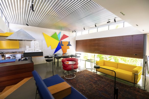 Interior of one of the David Langston-Jones houses in Redfern.