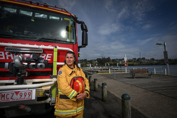 Mallacoota CFA captain Tracey Johnston.