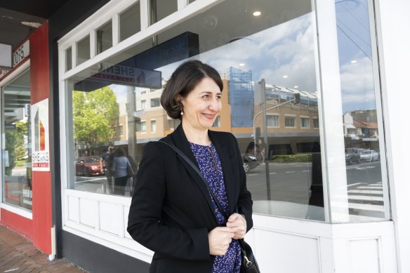 Former NSW premier Gladys Berejiklian on Friday.