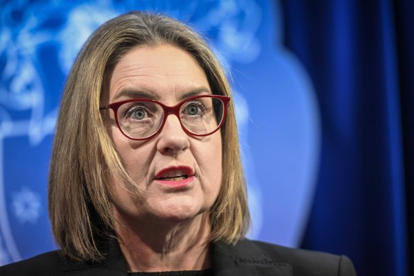 Victorian Premier Jacinta Allan, whose government wants a ‘no disadvantage test’ over international student caps.
