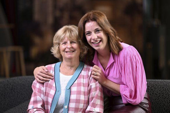 Federal Minister for Aged Care Anika Wells and her mother, Deb, both used to work in the sector.
