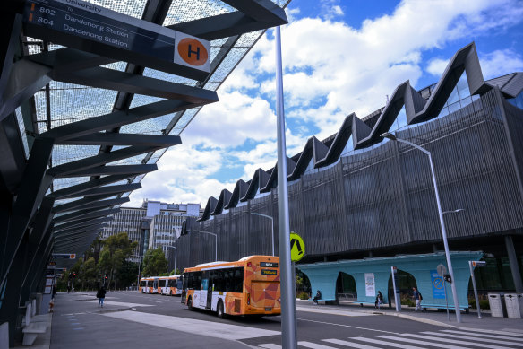 Many commuters are forced to use the unreliable bus network to reach the Monash employment precinct.