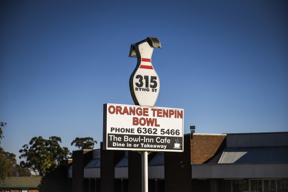 The family bowling alley is still Orange’s only tenpin venue.