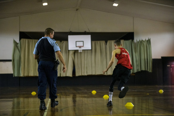 Police in Lismore hold regular fitness sessions for young people interested in joining emergency services as part of the Fit4Service program.