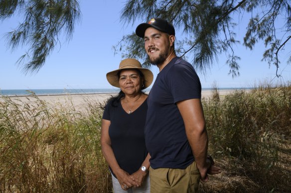 Cian McCue and his mother Camille Damaso. Cian was enrolled as a newborn in a longitudinal study called Australia’s own 7 up program. 