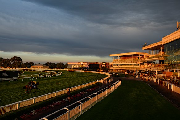 Races were run early at Caulfield Racecourse on Saturday because of extreme heat.