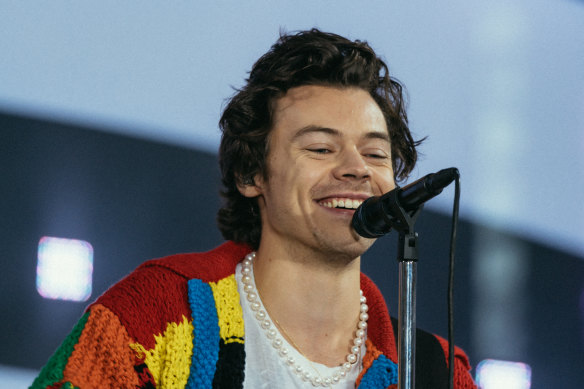 Harry Styles performs in 2020.