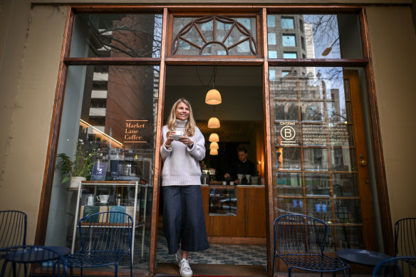 Market Lane co-founder Fleur Studd says there’s a growing market of people wanting coffee later in the day.