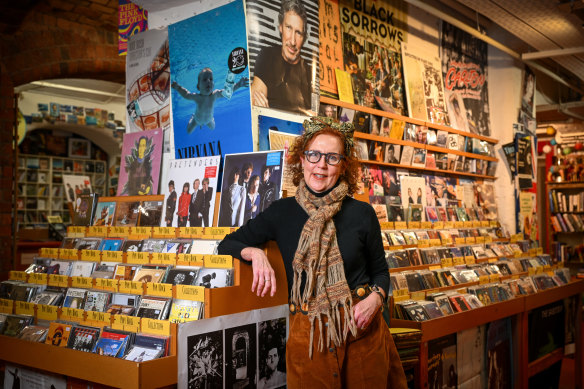 Suzanne Bennett, co-owner of Basement Discs, was worried she would have to close the store. 