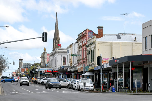 Ballarat home values have been falling.