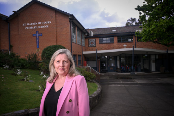 Principal Jacquie Marshall of  St. Martin of Tours Primary School in Rosanna. 