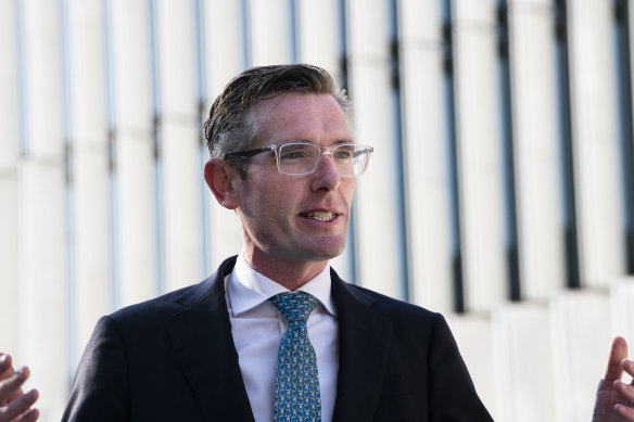 Premier Dominic Perrottet said he “disagreed” with comments made by his predecessor Gladys Berejiklian last year, when she was premier, that pork barrelling was “not illegal”.