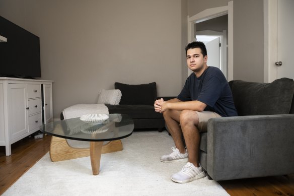 James Ryan has had to delay plans to purchase his first home, after a drop in his borrowing power. 