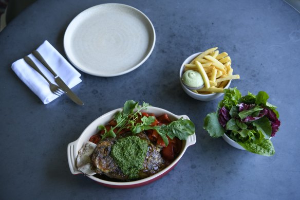 Chiswick’s signature slow-roasted lamb shoulder. 