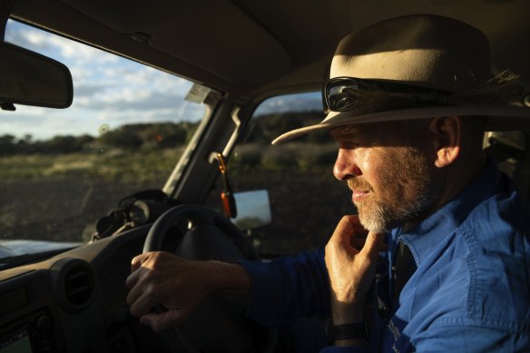 Ecologist Nick Leseberg is part of a group trying to increase night parrot numbers.