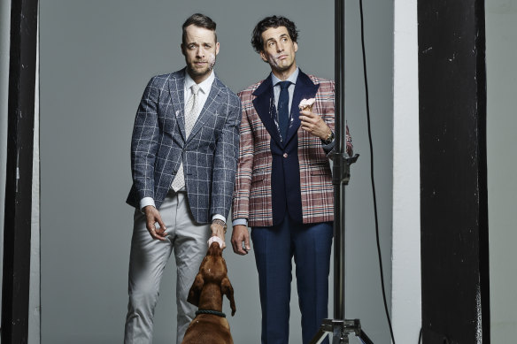 Hamish Blake and Andy Lee met at uni and started in community radio.